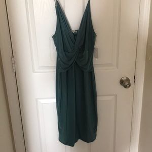Blue/green mini dress